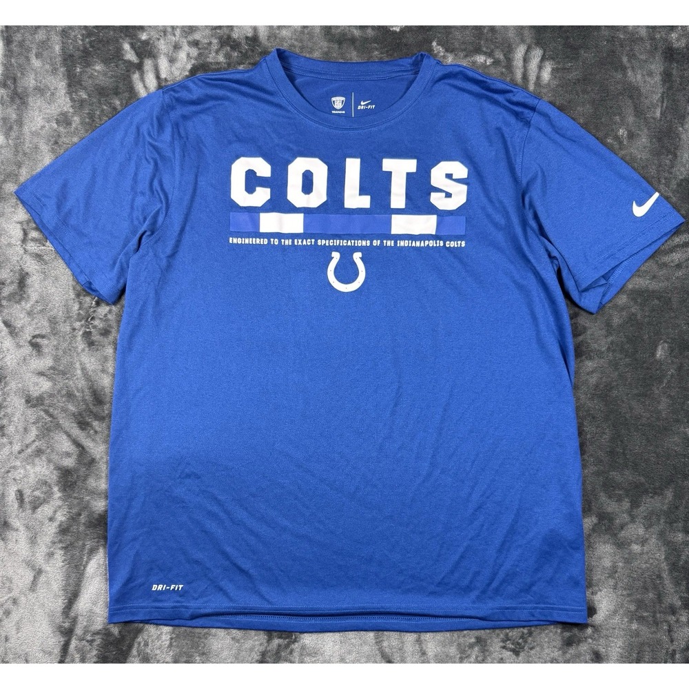 Nike Indianapolis Colts NFL Dri-FIT Men's XL Blue Training T-Shirt